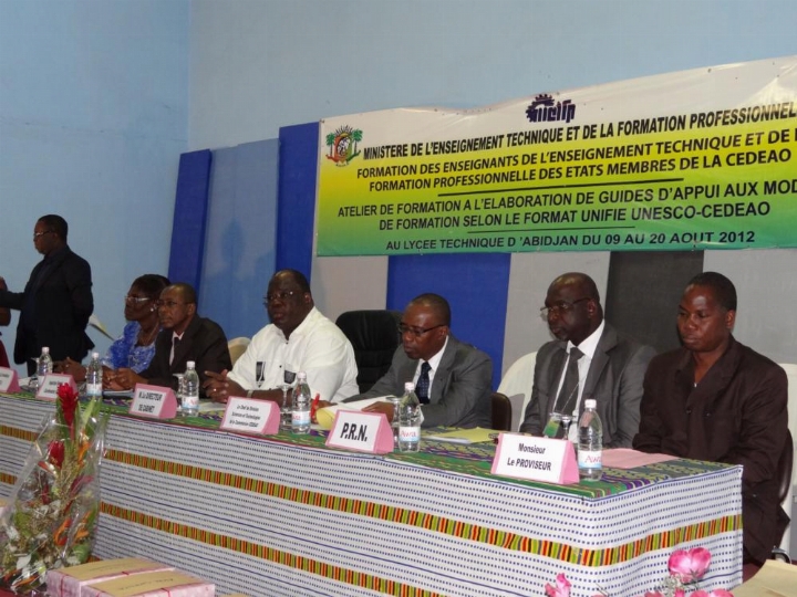 Enseignement technique et formation professionnelle : des enseignants initiés aux modules de formation selon le format unifié Unesco-Cedeao